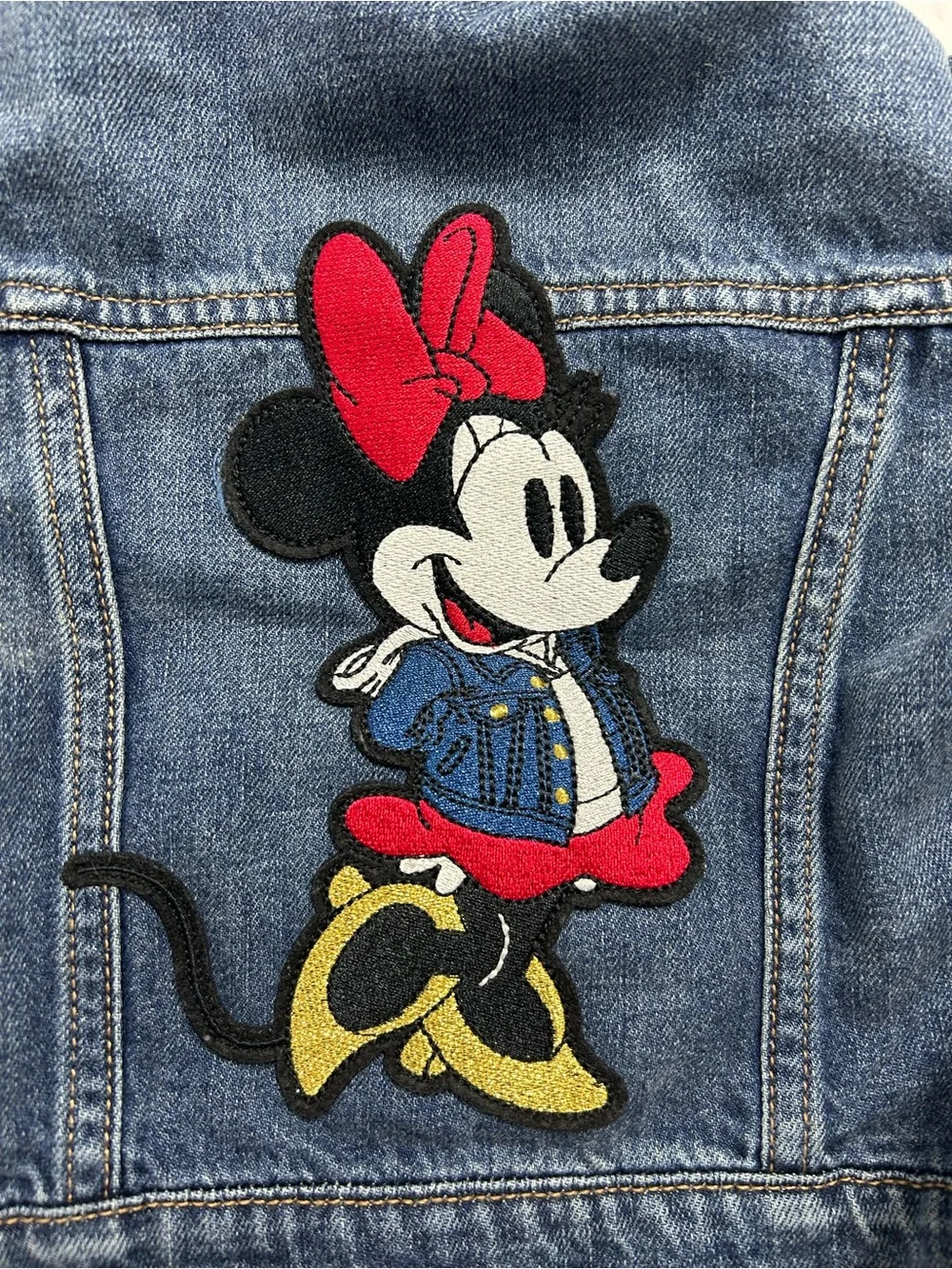 Disney Minnie Baby Gap Dark Blue Denim Jean Jacket